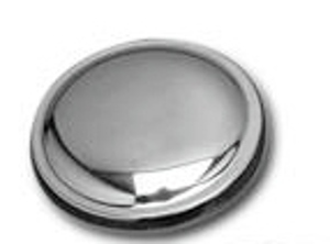 LATE STYLE FUEL CAP VENTED RIGHT SIDE POLISHED